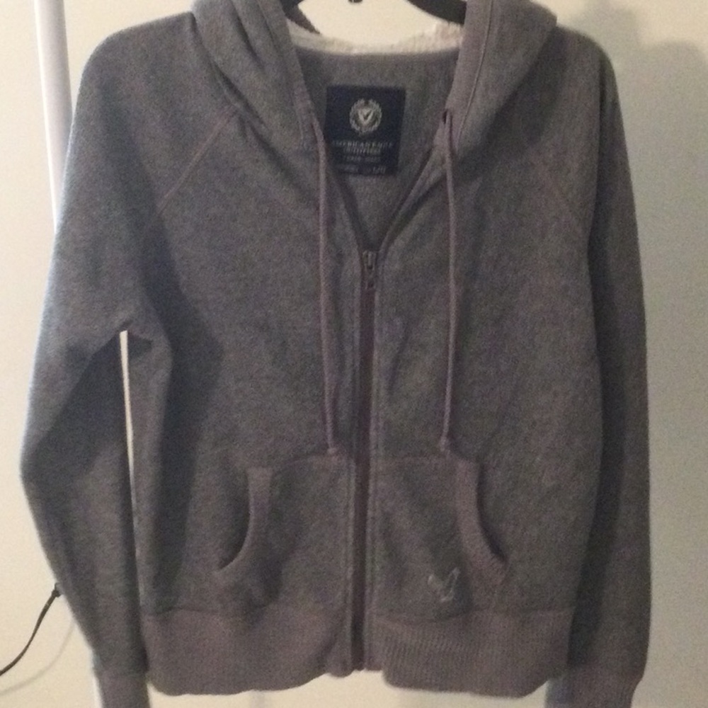 American Eagle Zip Hooded Sweatshirt